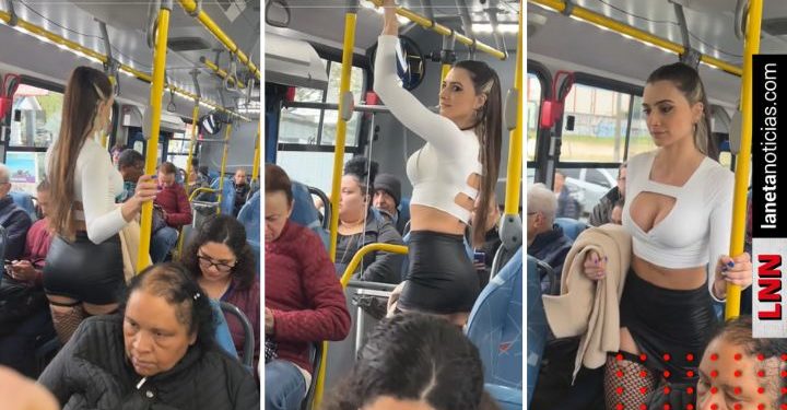 Modelo usa transporte público y video se hace viral