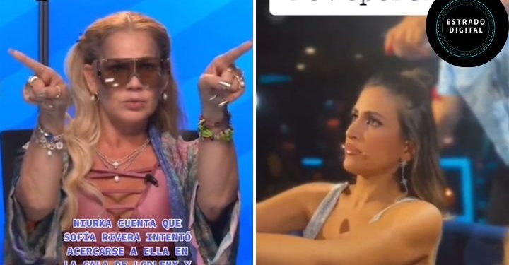 Niurka niega el saludo a Sofía Rivera en plena gala de LCDLF
