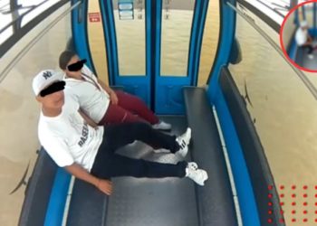 Captan a pareja haciendo el 'delicioso' en cablebús