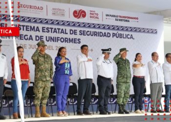 Salomón Jara fortalece a elementos de Seguridad Pública