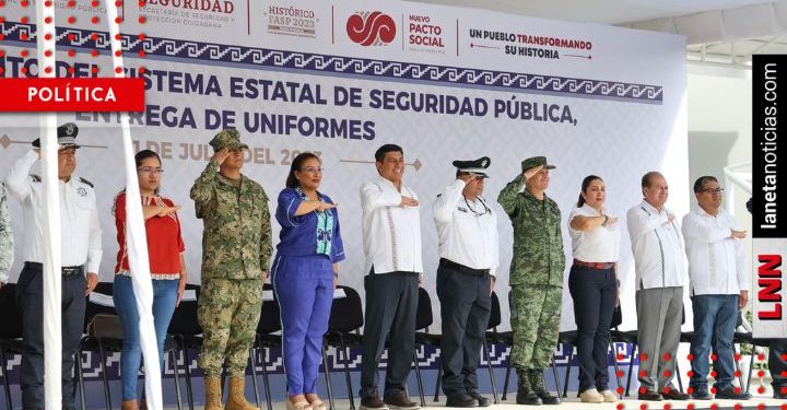 Salomón Jara fortalece a elementos de Seguridad Pública