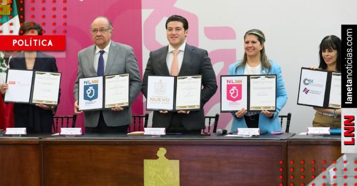 Samuel García firma adhesión a red de inseguridad del agua