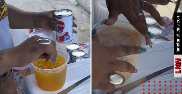 Vendedora de jugos presume que gana 80 mil pesos al mes