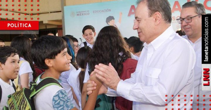 Alfonso Durazo encabeza regreso a clases en Hermosillo