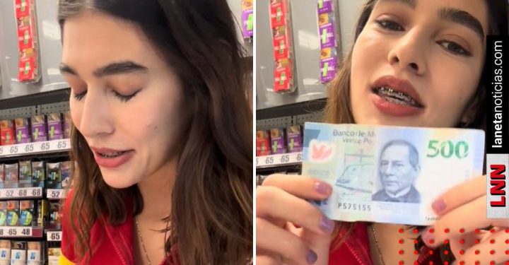 Engañan a cajera del OXXO con billete falso de 520 pesos