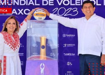 Lorena Cuéllar lleva a Oaxaca gira de Mundial de Voleibol