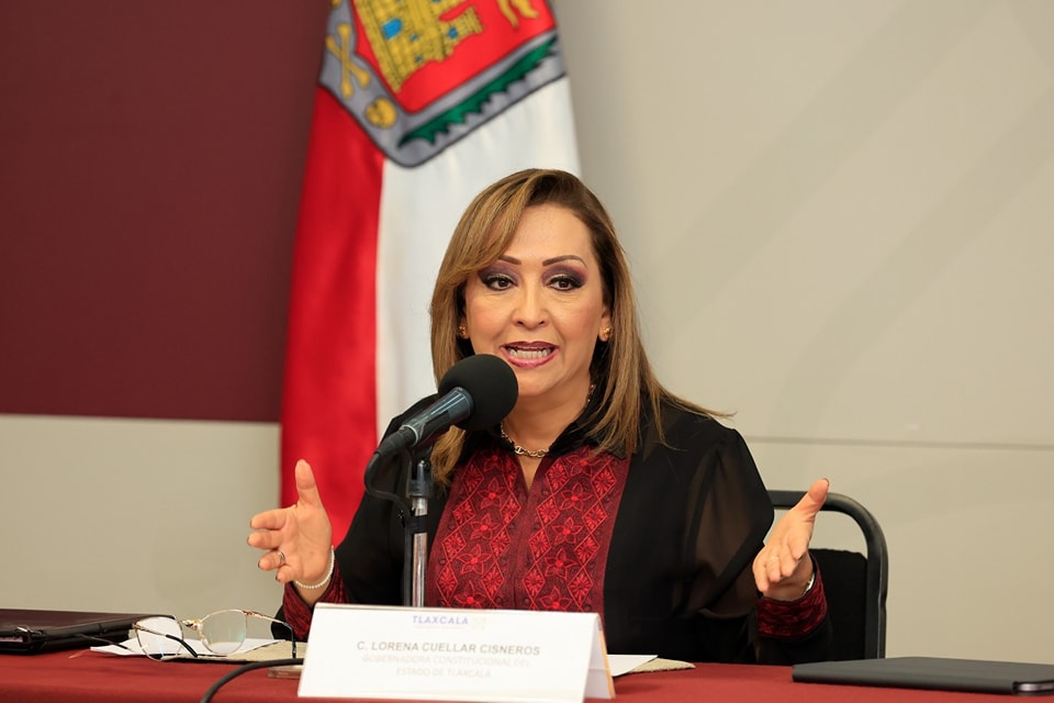 Lorena Cuéllar se reúne con gobernador Sergio Salomón