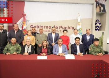 Lorena Cuéllar se reúne con gobernador Sergio Salomón
