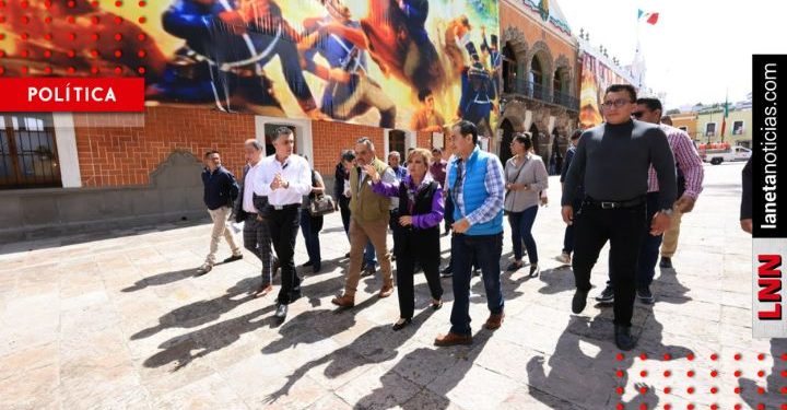 Lorena Cuéllar realiza trabajos de mejora de imagen urbana