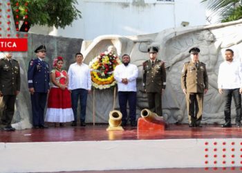 Salomón Jara conmemora gesta heroica en Juchitán de Zaragoza