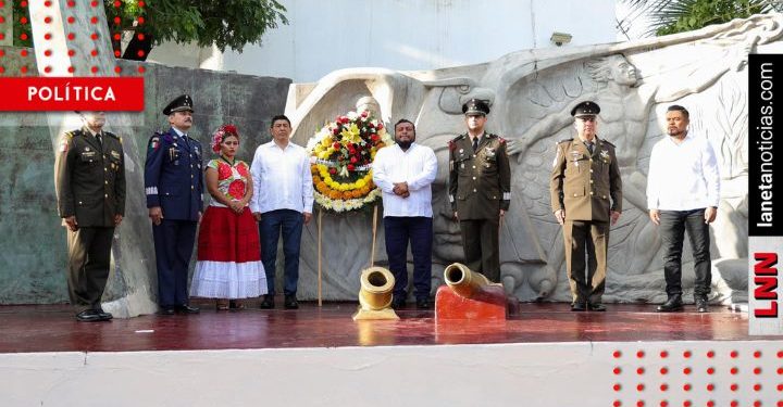 Salomón Jara conmemora gesta heroica en Juchitán de Zaragoza