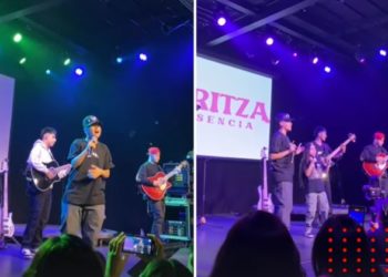 Yahritza pide perdón en concierto en Monterrey (VIDEO)