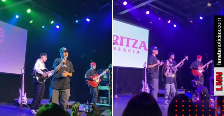 Yahritza pide perdón en concierto en Monterrey (VIDEO)