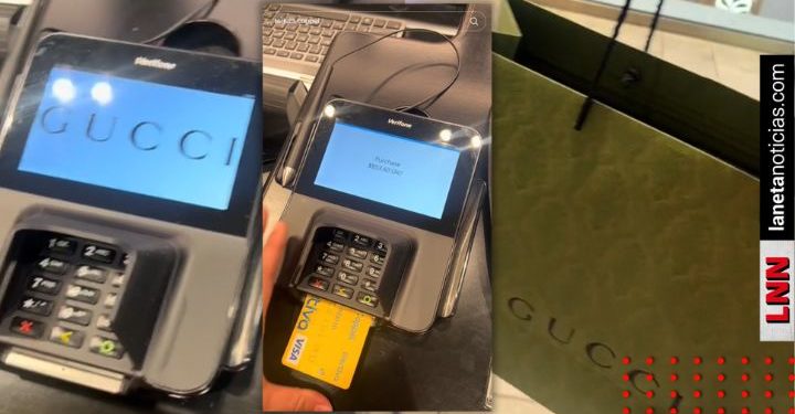 Mujer compra en Gucci con tarjeta Coppel y sorprende a todos