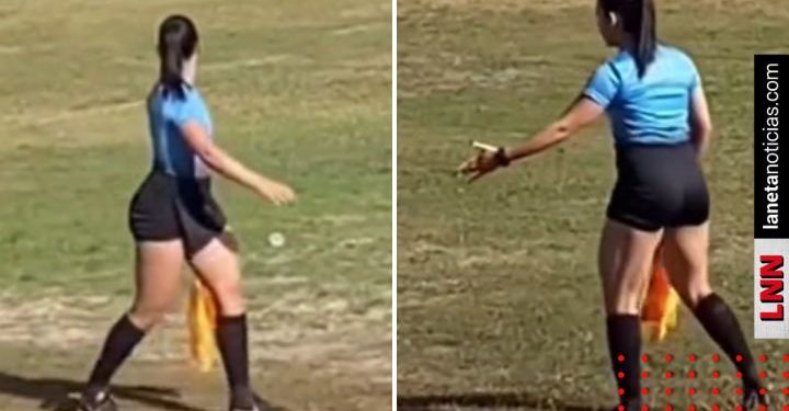 VIDEO: Guapa juez de línea conquista en redes con su belleza