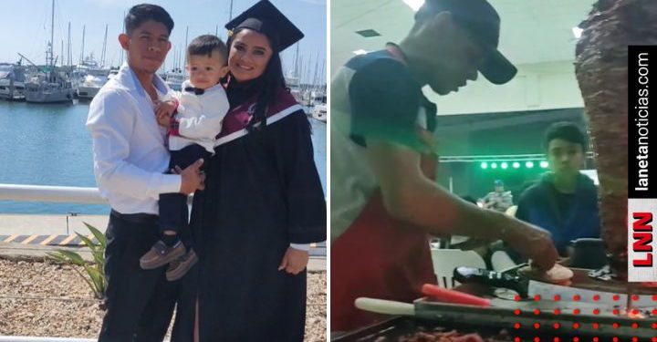 Hombre paga universidad a esposa vendiendo tacos (VIDEO)