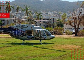 Gobierno de Lorena Cuéllar envía helicóptero a Guerrero