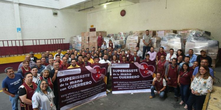 Intensifica Issste apoyo con 10 toneladas de víveres para Acapulco