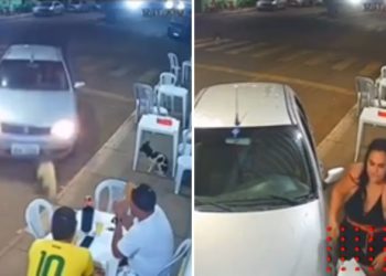 Mujer atropella a su novio por irse a tomar con sus amigos