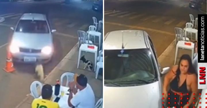 Mujer atropella a su novio por irse a tomar con sus amigos