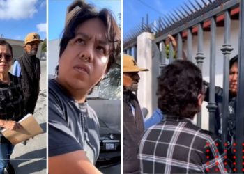 Nieto desaloja a abuelos de su propia casa (VIDEO)