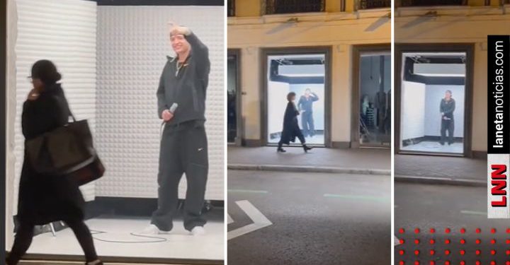 Peso Pluma aparece cantando en calles de Madrid (VIDEO)