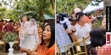 Captan momento en que terremoto interrumpe boda en Filipinas