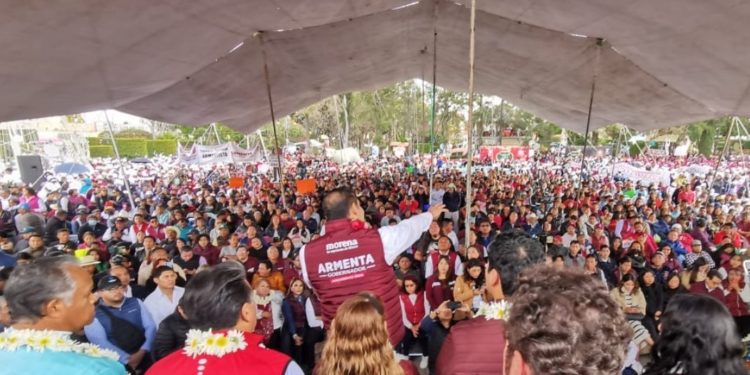 Desde Tepeaca, Armenta ofrece impulsar industrialización de recursos naturales para darle a poblanos desarrollo y fortaleza económica