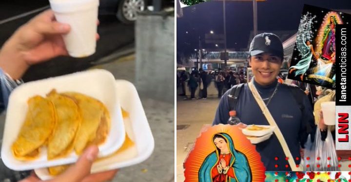 Confunden a joven con peregrino de la Virgen y le dan comida