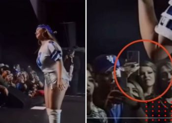 Captan a supuesto fantasma de Jenni Rivera en concierto