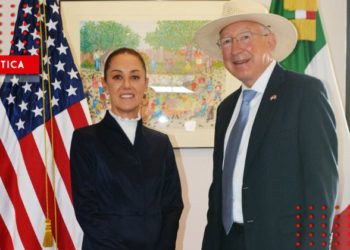 Embajador Ken Salazar se reúne con Claudia Sheinbaum