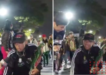 Joven llega de rodillas a Basílica de Guadalupe (VIDEO)