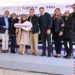Lorena Cuéllar recibe ambulancias de Beneficencia Pública