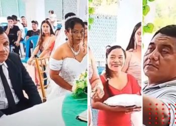 Mujer se arrepiente de casarse en plena boda (VIDEO)