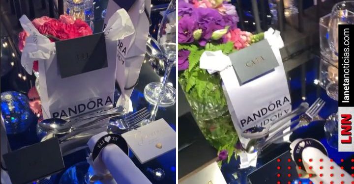 Quinceañera sorprende a invitados con productos de Pandora y se hace viral