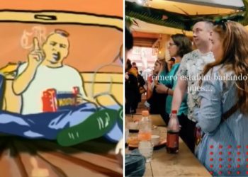 Ponen canción ‘Frijolero’ de Molotov y estadounidenses se van de pulquería (VIDEO)