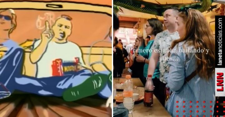 Ponen canción ‘Frijolero’ de Molotov y estadounidenses se van de pulquería (VIDEO)