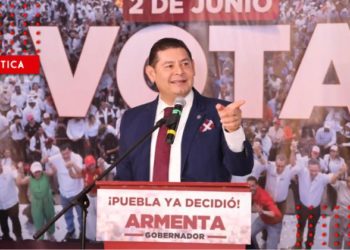 ‘Puebla ya decidió y estamos listos’, lanza Alejandro Armenta