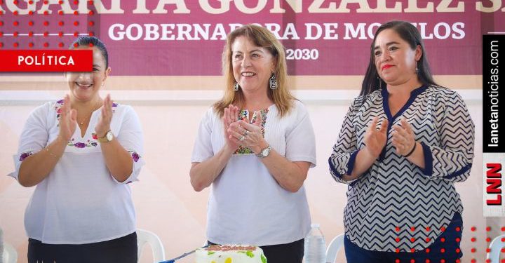 Margarita González Saravia visita comunidad de Huecahuaxco