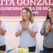 Margarita González Saravia visita comunidad de Huecahuaxco