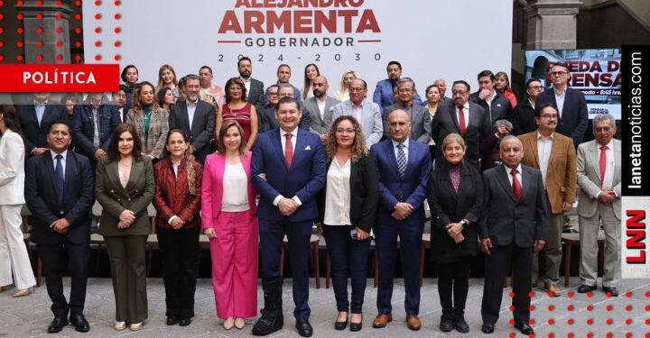 Alejandro Armenta anuncia nombramientos para su gabinete
