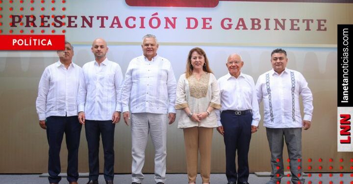 Margarita González presenta a integrantes de Gabinete