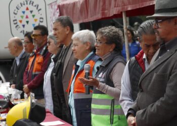 Entregan equipo al área de Protección Civil de la Central de Abasto de la CDMX