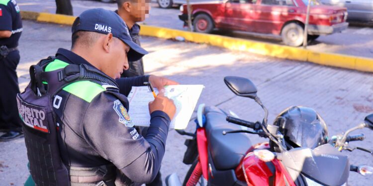 Fortalece SSP Guerrero el operativo Casco Seguro en la ciudad de Chilpancingo