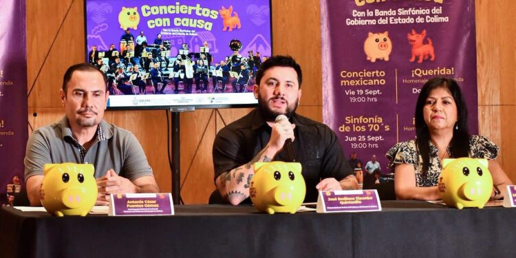 Banda Sinfónica del Gobierno del Estado de Colima ofrecerá conciertos con causa para apoyar construcción del CRIT