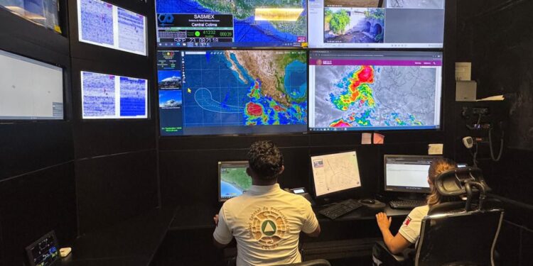 Tormenta tropical ‘Narda’ provocará lluvias intensas y oleaje elevado en costas de Colima; UEPC pide extremar precauciones