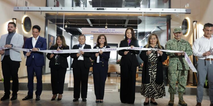 Inauguran complejo de fiscalías especializadas para fortalecer la procuración de justicia en Tlaxcala; inversión supera los 126 mdp