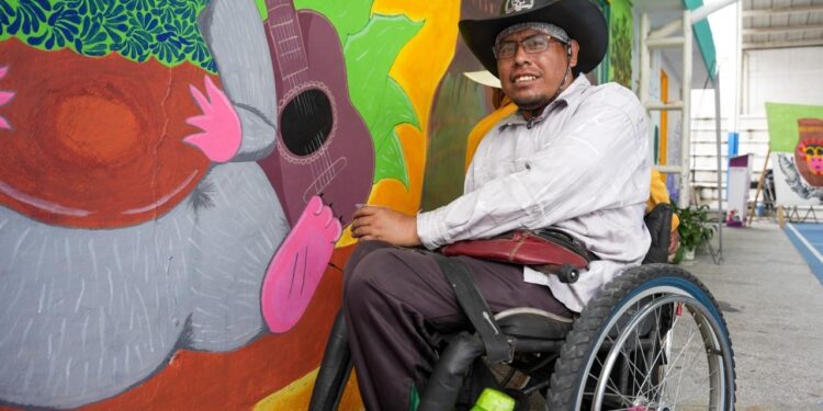 Secretaría de Bienestar clausuró el taller “Muralismo para el Bienestar” en San Pablo del Monte