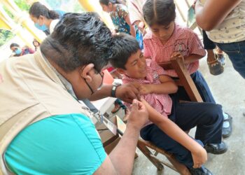 La SSG refuerza acciones para prevenir contagios de sarampión en la Montaña y Costa Chica