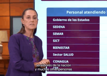El gobierno de México respalda a comunidades afectadas por lluvias; más de 90 mil familias recibieron primer apoyo: Claudia Sheinbaum